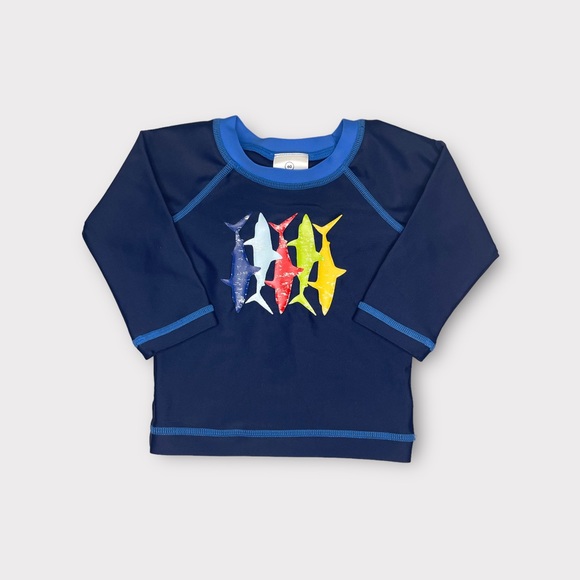 Rash Guard Hanna Andersson - Bleu Marine, Taille 10 US (140 Cm), Neuf Sans étiquettes